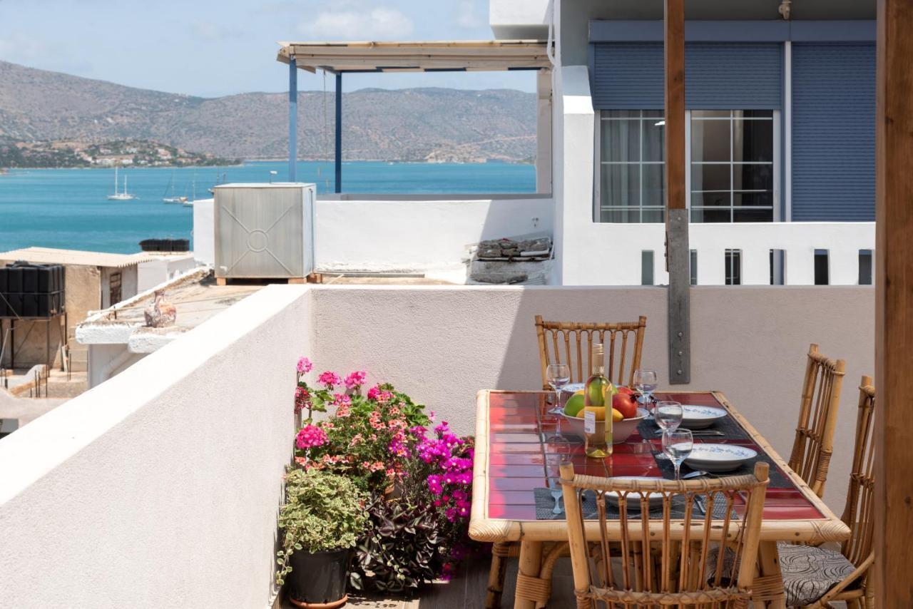 E.Berdufi Apartament Sea View Elounda Exterior foto