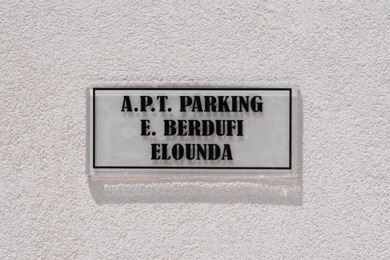E.Berdufi Apartament Sea View Elounda Exterior foto